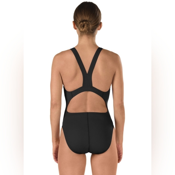 Speedo Learn To Swim Pro LT Superpro One Piece Swimsuit, Black, Size Large, NWOT - Picture 3 of 10